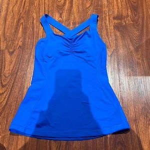 Blue lululemon tank